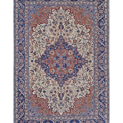 Heritage 6' 0" X 8' 11" Hand Knotted Wool Rug 6' 0" X 8' 11" (183 X 272) / Ivory / Wool