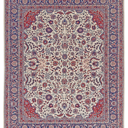 Heritage 8' 0" X 9' 11" Hand Knotted Wool Rug 8' 0" X 9' 11" (244 X 302) / Ivory / Wool