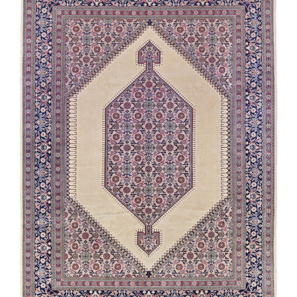 Heritage 7' 11" X 10' 10" Hand Knotted Wool Rug 7' 11" X 10' 10" (241 X 330) / Ivory / Wool