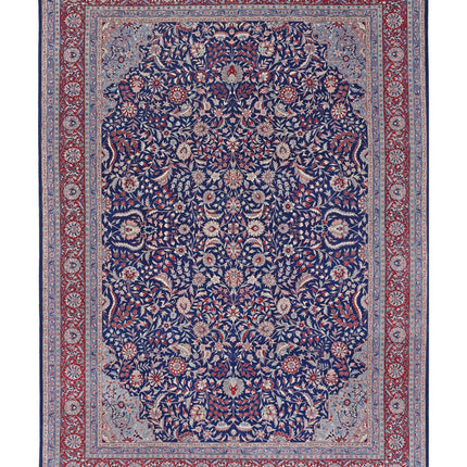 Heritage 9' 9" X 13' 10" Hand Knotted Wool Rug 9' 9" X 13' 10" (297 X 422) / Blue / Wool