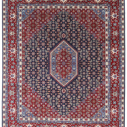 Heritage 8' 0" X 9' 10" Hand Knotted Wool Rug 8' 0" X 9' 10" (244 X 300) / Blue / Wool