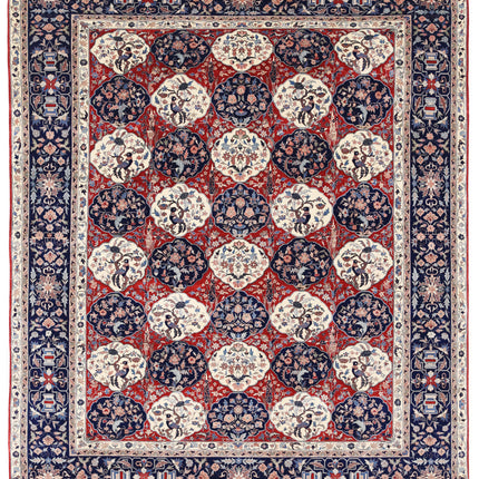 Heritage 7' 10" X 9' 9" Hand Knotted Wool Rug 7' 10" X 9' 9" (239 X 297) / Red / Wool