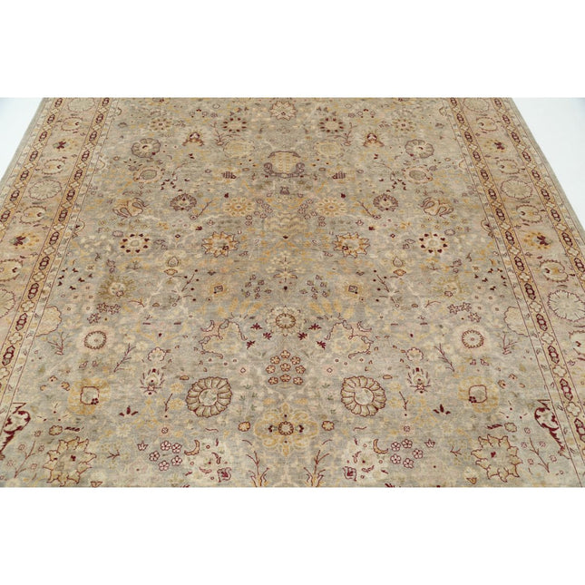 Heritage 8' 0" X 9' 10" Wool Hand-Knotted Rug 8' 0" X 9' 10" (244 X 300) / Grey / Brown