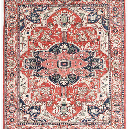 Heriz 8' 0" X 9' 7" Hand Knotted Wool Rug 8' 0" X 9' 7" (244 X 292) / Rust / Wool