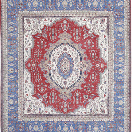 Heriz 14' 0" X 15' 7" Hand Knotted Wool Rug 14' 0" X 15' 7" (427 X 475) / Red / Wool