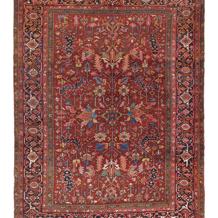 Heriz 8' 4" X 11' 2" Hand Knotted Wool Rug 8' 4" X 11' 2" (254 X 340) / Rust / Wool