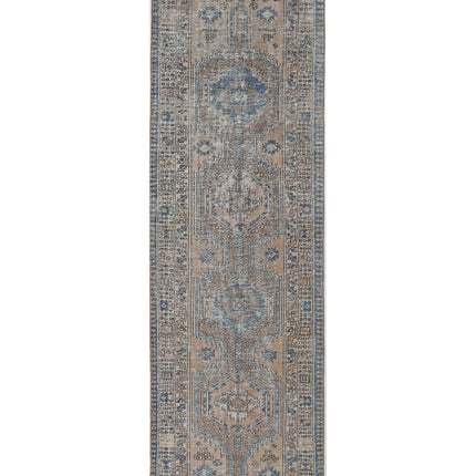 Heriz 3' 2" X 10' 6" Hand Knotted Wool Rug 3' 2" X 10' 6" (97 X 320) / Taupe / Wool