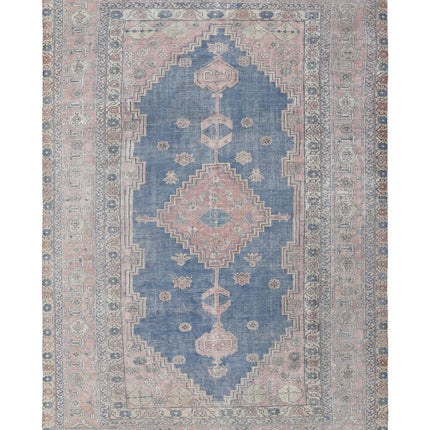 Heriz 9' 6" X 14' 0" Hand Knotted Wool Rug 9' 6" X 14' 0" (290 X 427) / Blue / Wool