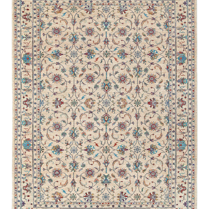 Jasmine 9' 0" X 11' 11" Hand Knotted Wool Rug 9' 0" X 11' 11" (274 X 363) / Beige / Wool
