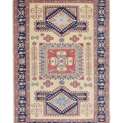Kazak 5' 7" X 8' 4" Hand Knotted Wool Rug 5' 7" X 8' 4" (170 X 254) / Gold / Wool