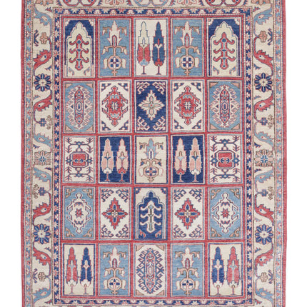 Kazak 4' 10" X 6' 7" Hand Knotted Wool Rug 4' 10" X 6' 7" (147 X 201) / Multi / Wool
