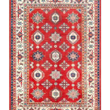 Kazak 10' 4" X 14' 1" Hand Knotted Wool Rug 10' 4" X 14' 1" (315 X 429) / Red / Wool