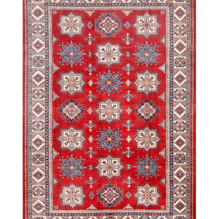 Kazak 9' 10" X 14' 1" Hand Knotted Wool Rug 9' 10" X 14' 1" (300 X 429) / Red / Wool