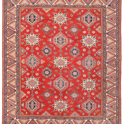 Kazak 12' 5" X 14' 8" Hand Knotted Wool Rug 12' 5" X 14' 8" (379 X 447) / Red / Wool