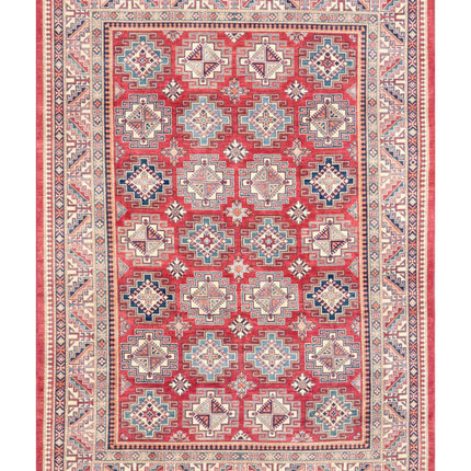 Kazak 9' 1" X 12' 6" Hand Knotted Wool Rug 9' 1" X 12' 6" (277 X 381) / Red / Wool