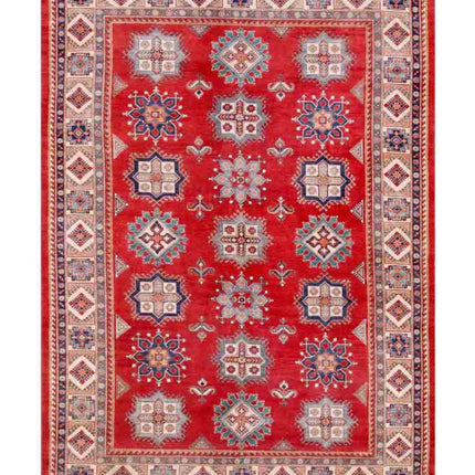 Kazak 10' 0" X 13' 9" Hand Knotted Wool Rug 10' 0" X 13' 9" (305 X 419) / Red / Wool