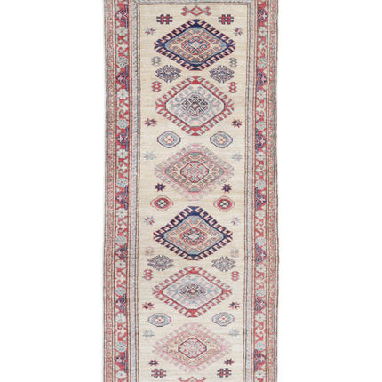 Kazak 2' 4" X 6' 10" Hand Knotted Wool Rug 2' 4" X 6' 10" (71 X 208) / Beige / Wool