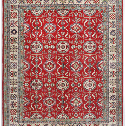 Kazak 10' 2" X 12' 4" Hand Knotted Wool Rug 10' 2" X 12' 4" (310 X 376) / Red / Wool
