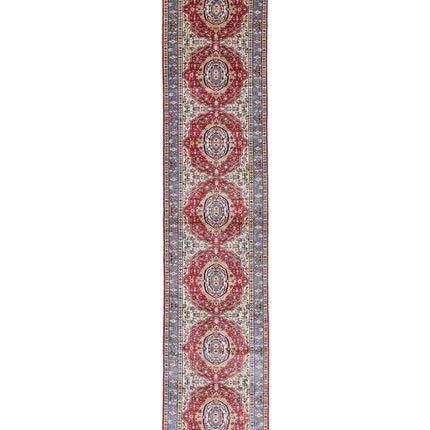 Kazak 2' 8" X 13' 9" Hand Knotted Wool Rug 2' 8" X 13' 9" (81 X 419) / Red / Wool