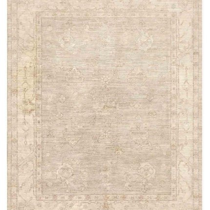 Khotan 8' 0" X 10' 2" Hand Knotted Wool Rug 8' 0" X 10' 2" (244 X 310) / Grey / Wool