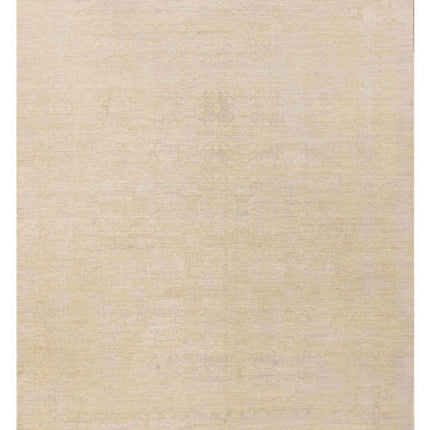 Khotan 8' 1" X 10' 1" Hand Knotted Wool Rug 8' 1" X 10' 1" (246 X 307) / Gold / Wool