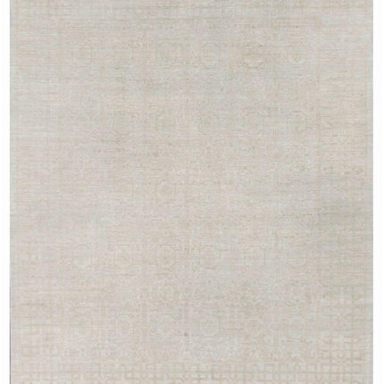 Khotan 8' 1" X 9' 10" Hand Knotted Wool Rug 8' 1" X 9' 10" (246 X 300) / Ivory / Wool