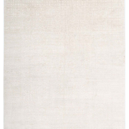 Khotan 8' 0" X 9' 9" Hand Knotted Wool Rug 8' 0" X 9' 9" (244 X 297) / Ivory / Wool