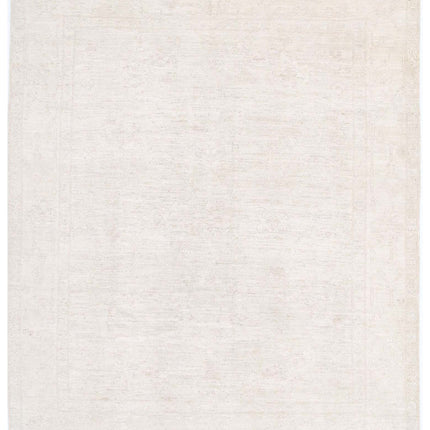 Khotan 8' 2" X 10' 1" Hand Knotted Wool Rug 8' 2" X 10' 1" (249 X 307) / Ivory / Wool