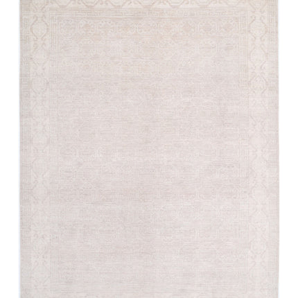 Khotan 8' 4" X 11' 4" Hand Knotted Wool Rug 8' 4" X 11' 4" (254 X 345) / Taupe / Wool