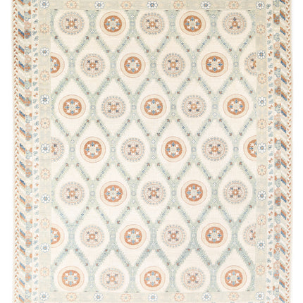 Khotan 9' 4" X 12' 0" Hand Knotted Wool Rug 9' 4" X 12' 0" (284 X 366) / Green / Wool