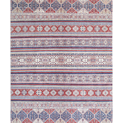 Khurjeen 9' 0" X 12' 5" Hand Knotted Wool Rug 9' 0" X 12' 5" (274 X 379) / Multi / Wool