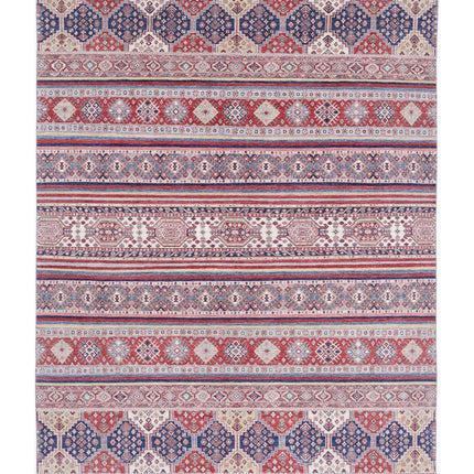 Khurjeen 8' 7" X 11' 11" Hand Knotted Wool Rug 8' 7" X 11' 11" (262 X 363) / Multi / Wool