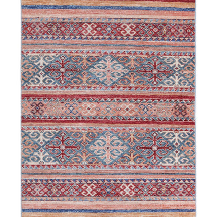 Khurjeen 2' 8" X 3' 10" Hand Knotted Wool Rug 2' 8" X 3' 10" (81 X 117) / Multi / Wool