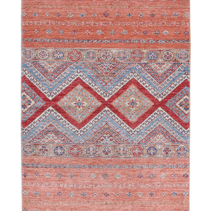 Khurjeen 3' 3" X 4' 9" Hand Knotted Wool Rug 3' 3" X 4' 9" (99 X 145) / Multi / Wool