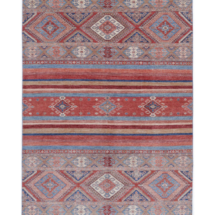 Khurjeen 6' 8" X 9' 7" Hand Knotted Wool Rug 6' 8" X 9' 7" (203 X 292) / Multi / Wool