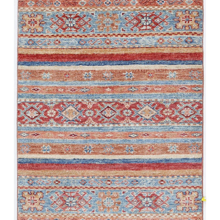 Khurjeen 2' 1" X 2' 10" Hand Knotted Wool Rug 2' 1" X 2' 10" (63 X 86) / Multi / Wool