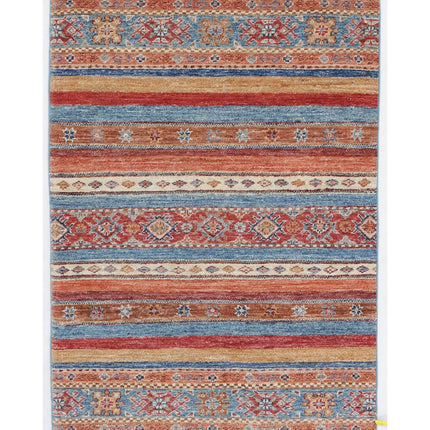 Khurjeen 2' 7" X 3' 11" Hand Knotted Wool Rug 2' 7" X 3' 11" (79 X 119) / Multi / Wool