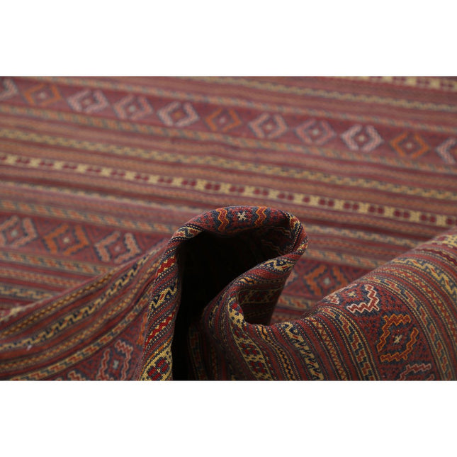 Maliki Kilim 4' 9" X 6' 7" Wool Hand-Woven Kilim 4' 9" X 6' 7" (145 X 201) / Multi / Multi