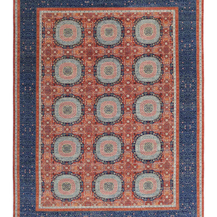 Mamluk 9' 10" X 13' 3" Hand Knotted Wool Rug 9' 10" X 13' 3" (300 X 404) / Rust / Wool