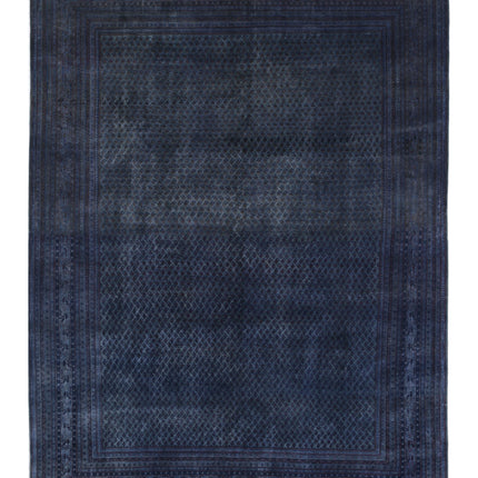 Mir Saraband 9' 9" X 13' 3" Hand Knotted Wool Rug 9' 9" X 13' 3" (297 X 404) / Blue / Wool