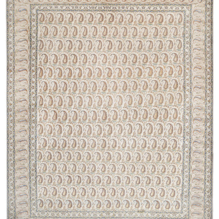 Mir Saraband 10' 6" X 13' 4" Hand Knotted Wool Rug 10' 6" X 13' 4" (320 X 406) / Ivory / Wool