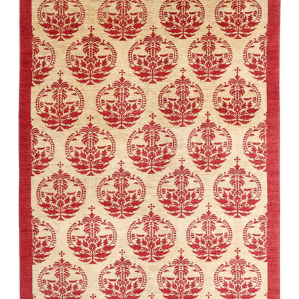 Modcar 8' 4" X 11' 5" Hand Knotted Wool Rug 8' 4" X 11' 5" (254 X 348) / Beige / Wool