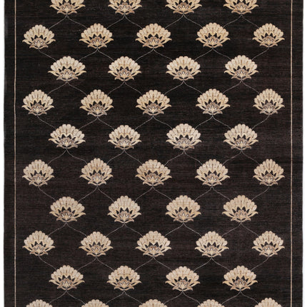 Modcar 8' 0" X 9' 5" Hand Knotted Wool Rug 8' 0" X 9' 5" (244 X 287) / Brown / Wool