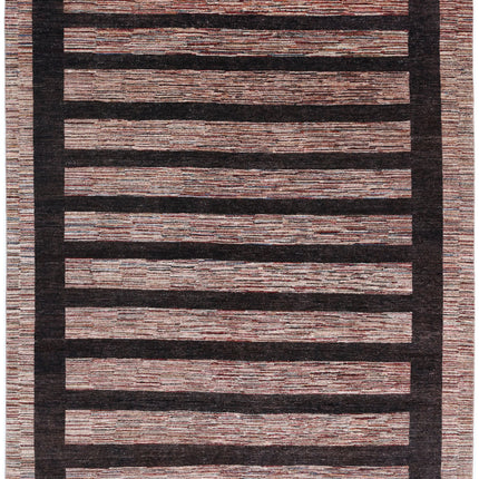 Modcar 7' 7" X 9' 3" Hand Knotted Wool Rug 7' 7" X 9' 3" (231 X 282) / Beige / Wool