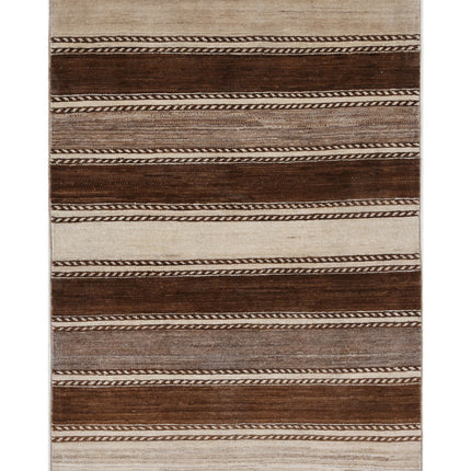 Modcar 3' 2" X 4' 9" Hand Knotted Wool Rug 3' 2" X 4' 9" (97 X 145) / Multi / Wool