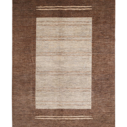 Modcar 6' 5" X 9' 5" Hand Knotted Wool Rug 6' 5" X 9' 5" (196 X 287) / Multi / Wool