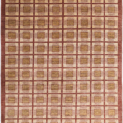 Modcar 6' 10" X 8' 4" Hand Knotted Wool Rug 6' 10" X 8' 4" (208 X 254) / Multi / Wool