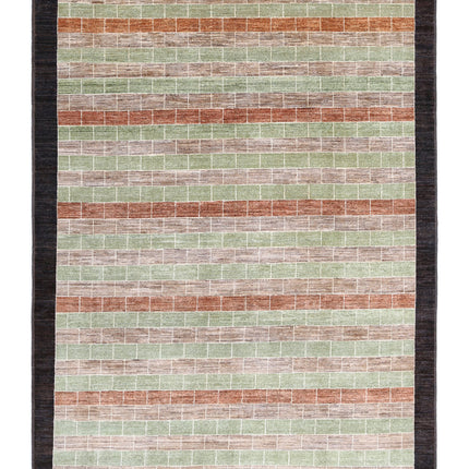 Modcar 6' 8" X 9' 4" Hand Knotted Wool Rug 6' 8" X 9' 4" (203 X 284) / Multi / Wool
