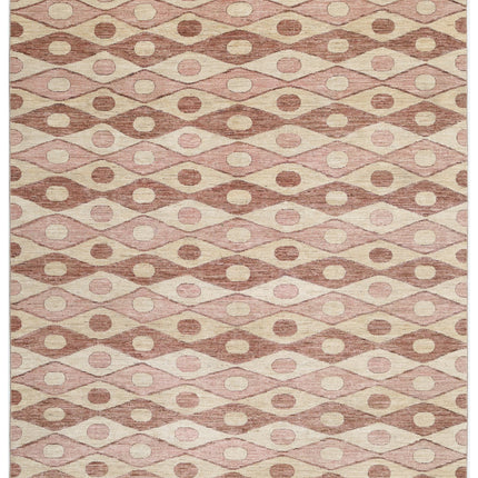 Modcar 6' 6" X 8' 1" Hand Knotted Wool Rug 6' 6" X 8' 1" (198 X 246) / Multi / Wool
