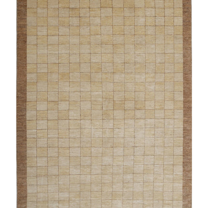 Modcar 6' 0" X 8' 7" Hand Knotted Wool Rug 6' 0" X 8' 7" (183 X 262) / Beige / Wool